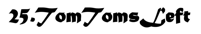Tom Toms Left Banner